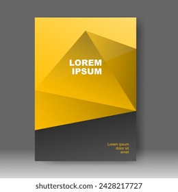 Diseño de portada de libro estilo de tecnología moderna. Informe anual. Plantilla de folleto, catálogo. Simple Flyer promoción. revista. Ilustración de vector