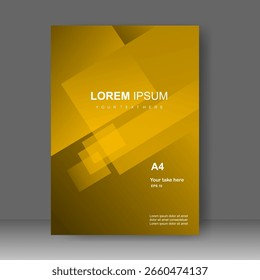 Book cover design modern technology style. Annual report. Brochure template, catalog. Simple Flyer promotion. magazine. Vector illustration
