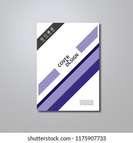 Book cover design modern,magazine,flyer in A4. Business Brochure title sheet.minimalistic style. vector Template