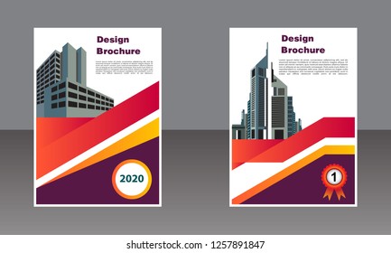 book cover design red geometric, covers business brochures, posters, modern business magazine, layout templates, book cover.