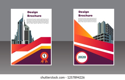 book cover design red geometric, covers business brochures, posters, modern business magazine, layout templates, book cover.