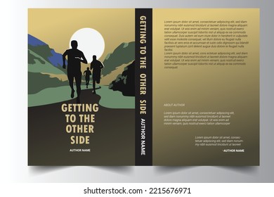Book Cover Design Template in A4. Can be adapt to Brochure, Annual Report, Magazine,Poster, Business Presentation, Portfolio, Flyer, Banner, Website.