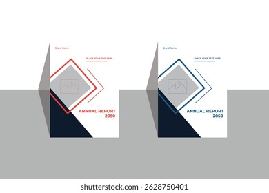 Book Cover Design Template in A4. Can be adapted to Brochure, Annual Report, Magazine, Poster, Business Presentation, Portfolio, Flyer, Banner, Website.