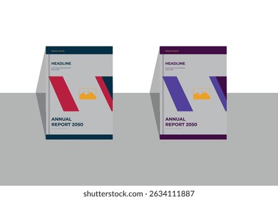 Book Cover Design Template in A4. Can be adapted to Brochure, Annual Report, Magazine, Poster, Business Presentation, Portfolio, Flyer, Banner, Website.