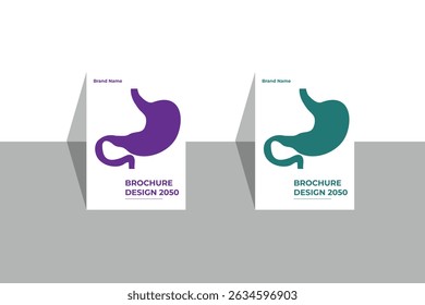 Informe anual Portada del diseño del folleto