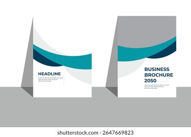 Book Cover Design Template in A4. Can be adapted to Brochure, Annual Report, Magazine, Poster, Business Presentation, Portfolio, Flyer, Banner, Website.