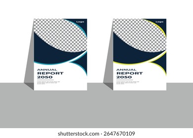 Plantilla de portada del informe anual