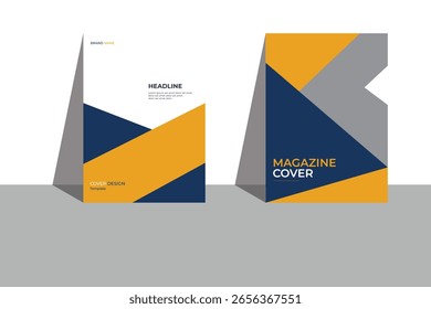 Book Cover Design Template in A4. Can be adapted to Brochure, Annual Report, Magazine, Poster, Business Presentation, Portfolio, Flyer, Banner, Website.