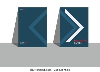 Book Cover Design Template in A4. Can be adapted to Brochure, Annual Report, Magazine, Poster, Business Presentation, Portfolio, Flyer, Banner, Website.