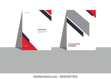 Diseño de la portada del folleto del informe anual