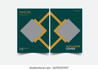 Book Cover Design Template in A4. Can be adapted to Brochure, Annual Report, Magazine, Poster, Business Presentation, Portfolio, Flyer, Banner, Website.