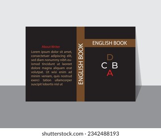 Book cover design template design,creative book cover layout , Corporate business book cover setup , Modern and unique cover design .