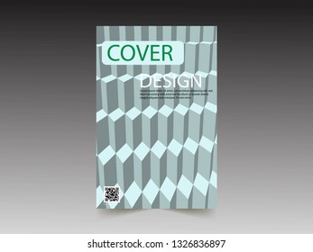 
Book cover design and vector background