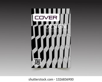 
Book cover design and vector background