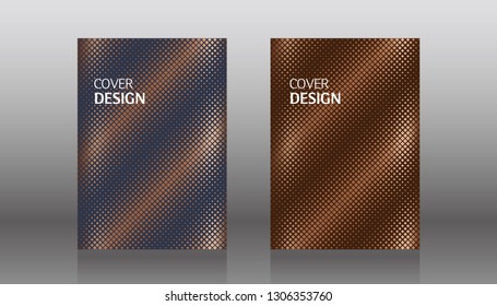 book cover design vector template in A4 size. Annual report. Abstract Brochure design. Simple pattern. Flyer promotion. Presentation cover. Vector illustration.