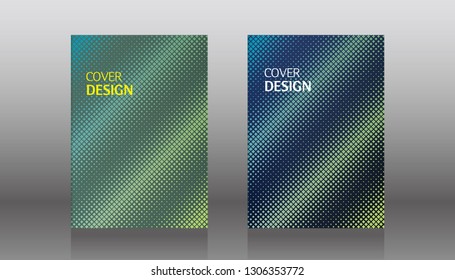 book cover design vector template in A4 size. Annual report. Abstract Brochure design. Simple pattern. Flyer promotion. Presentation cover. Vector illustration.