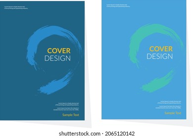 book cover design vector template in A4 size. Annual report. Abstract Brochure Design. Simple pattern. Promotional Flyer. Presentation cover. Vector illustration.