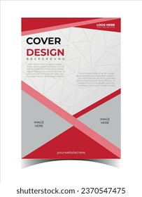 book cover design vector template in A4 size, Can be adapt to Brochure, Annual Report, Magazine,Poster, Portfolio, Flyer, Banner, Website.
