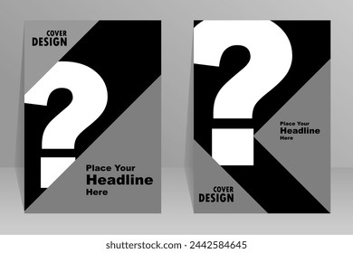 Book cover design, vector template brochure, flyer, magazine,presentation