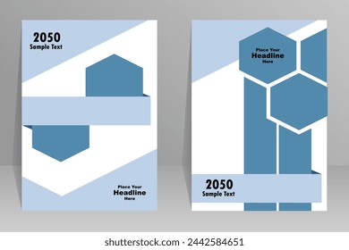Diseño de portada de libro, folleto de plantilla vectorial, folleto, revista, presentación