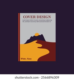 BOOK COVER DESIGN, Vector Template