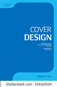 book cover design vector template in A4 size. Annual report. Abstract Brochure design. Simple pattern. Flyer promotion. Presentation cover. Vector illustration.