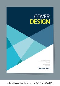 book cover design vector template in A4 size. Annual report. Abstract Brochure design. Simple pattern. Flyer promotion. Presentation cover. Vector illustration.