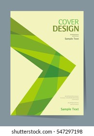 book cover design vector template in A4 size. Annual report. Abstract Brochure design. Simple pattern. Flyer promotion. Presentation cover. Vector illustration.
