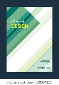 book cover design vector template in A4 size. Annual report. Abstract Brochure design. Simple pattern. Flyer promotion. Presentation cover. Vector illustration.