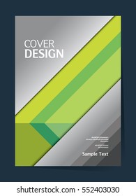book cover design vector template in A4 size. Annual report. Abstract Brochure design. Simple pattern. Flyer promotion. Presentation cover. Vector illustration.