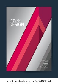 book cover design vector template in A4 size. Annual report. Abstract Brochure design. Simple pattern. Flyer promotion. Presentation cover. Vector illustration.