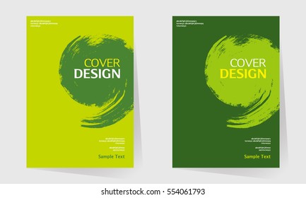 book cover design vector template in A4 size. Annual report. Abstract Brochure design. Simple pattern. Flyer promotion. Presentation cover. Vector illustration. splash paint like a comma. 