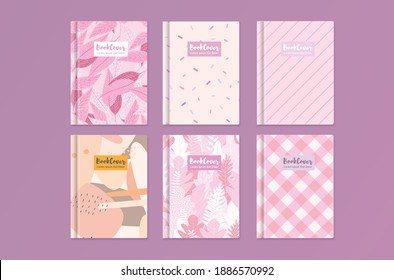 Book Cover, Diary, School, Notebook design, pattern, seamless, printable, scalable, Floral, pastel, abstract, vector template, pattern group, custom, Abstract pattern design , mate