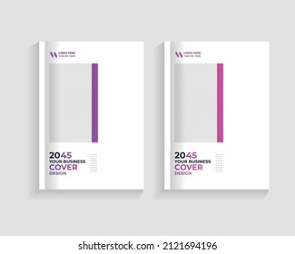 Geometrisches Buchcover-Design, Vektorgrafik mit grafischem Farbverlauf-Umriss, moderne grafische Layoutabdeckung und Posterbroschüre für Geschäftsflyer