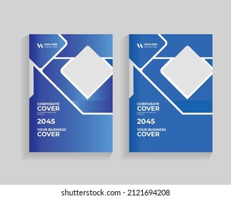 Vector de diseño geométrico de portada de libros, diseño de portada de forma de círculo gradiente gráfico, cubierta de diseño gráfico moderno y portada de carteles de folletos de folletos comerciales de informes