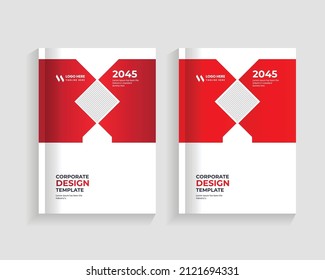 Book cover geometric design vector, graphic gradient circle shape cover design, Modern graphic layout cover, and report business flyers poster brochure cover