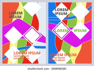 Ilustración de portada de libros o diseño vectorial para empresas, banners y presentaciones. Fondo abstracto para volantes con diseños creativos con ciertas líneas y patrones.