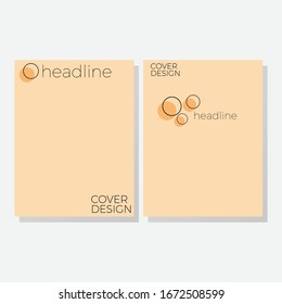 Book Cover Minimalist Modern 100% Vector