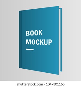 book cover mockup vector design