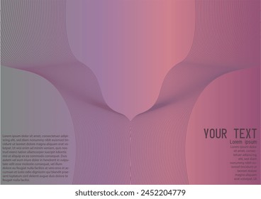 portada del libro en un estilo moderno de gradiente que es abstracto e impresionante con colores de gradiente agradables