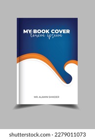 book cover page design vector
