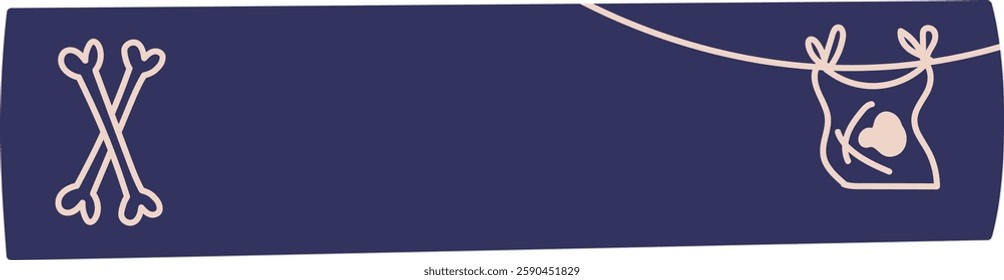 Book Cover With Pirates Pattern Vector Illustration