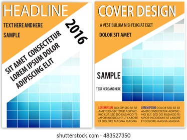 book cover presentation abstract geometric background