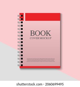 book cover in red colour