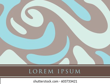 Book cover template with abstract art background pattern