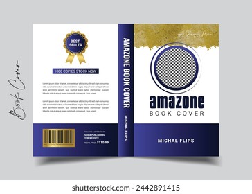 Diseño de portada de libro para plantilla de libro
