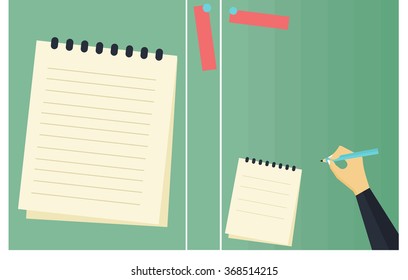 Book cover template with icon