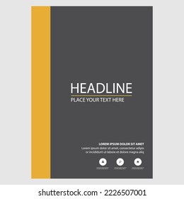 book cover template set can be used for digital and print
