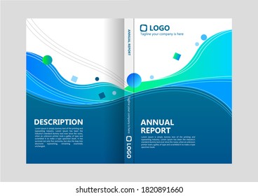 Book cover templates, report covers, annual report covers. Suitable for companies, universities and agencies. Designed with fres and contemporary color nuances