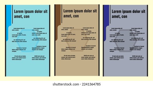 Book cover vector for bussiness